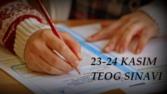 TEOG Sınavına Girecek Tüm Öğrencilerimize Başarılar Diliyoruz.