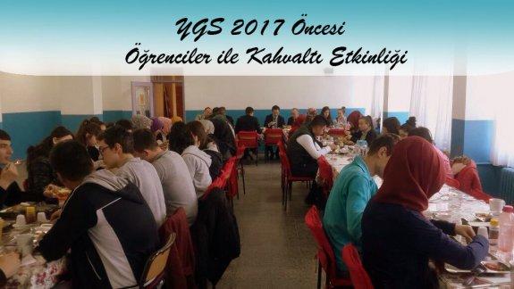 12. Sınıf Öğrencileri ile YGS 2017 Öncesi Birlikte Kahvaltı Yapıldı.
